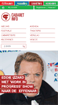 Mobile Screenshot of cabaretinfo.nl