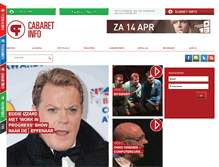 Tablet Screenshot of cabaretinfo.nl
